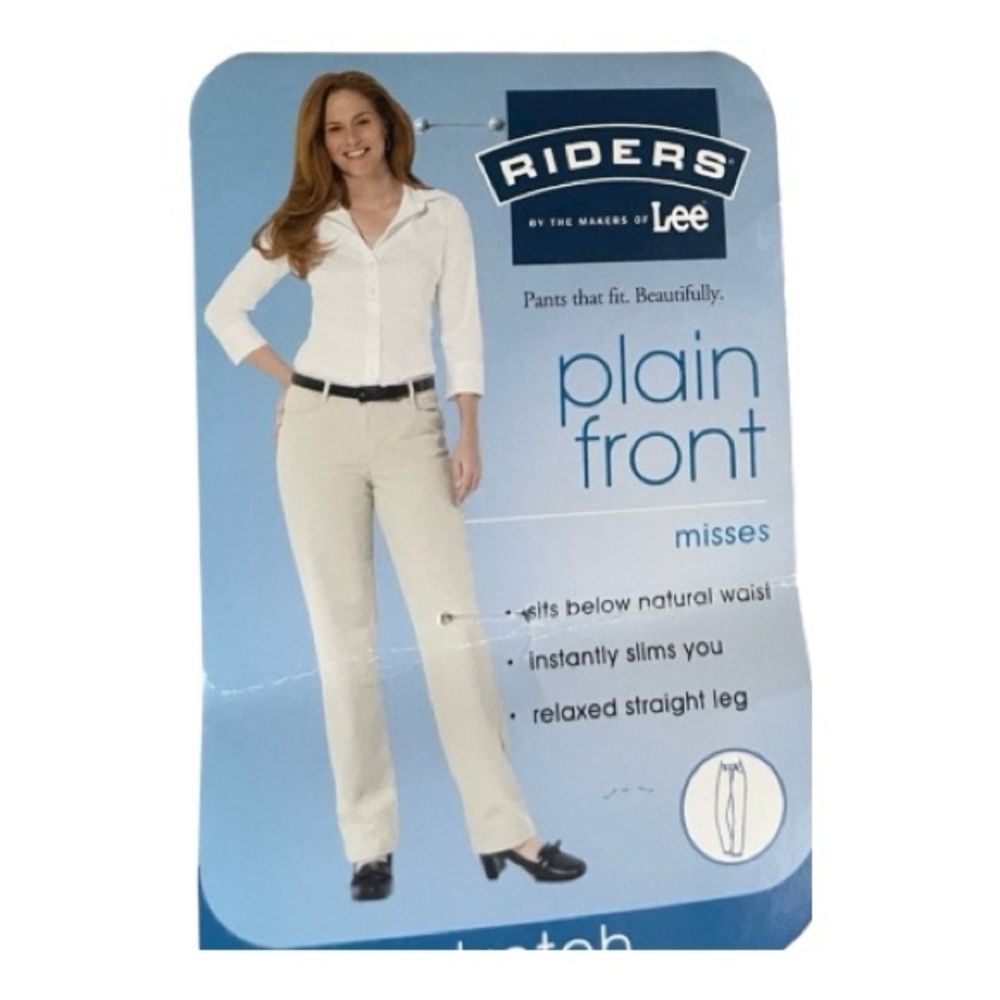 Riders Women's Size 10 L Comfort Waist Relaxed Straight Leg Jeans